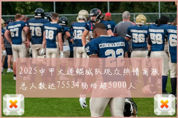 2025中甲大连鲲城队观众热情高涨总人数达75534场均超5000人